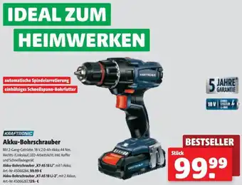 Der Grissemann KRAFTRONIC Akku-Bohrschrauber Angebot