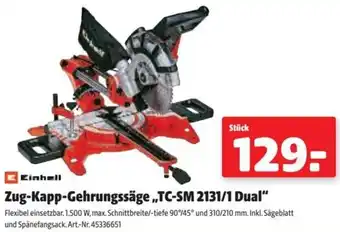 Der Grissemann Einhell Zug-Kapp-Gehrungssäge ,,TC-SM 2131/1 Dual" Angebot