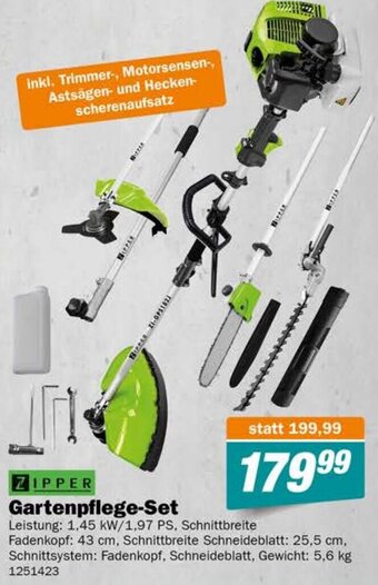 Let's Do It Baumarkt ZIPPER Gartenpflege-Set Angebot