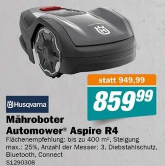 Let's Do It Baumarkt Husqvarna Mähroboter Automower® Aspire R4 Angebot