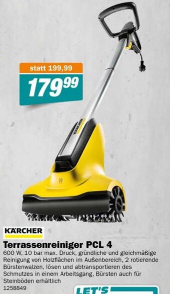 Let's Do It Baumarkt KÄRCHER Terrassenreiniger PCL 4 Angebot