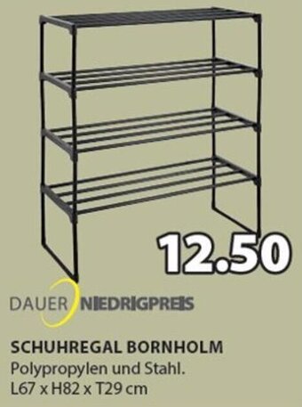 JYSK SCHUHREGAL BORNHOLM Polypropylen und Stahl. L67 x H82 x T29 cm Angebot