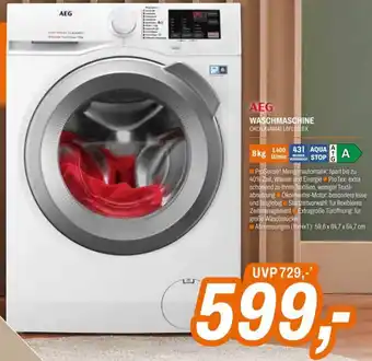 Expert AEG WASCHMASCHINE ÖKO LAVAMAT Angebot