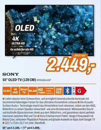 Expert SONY 55" OLED-TV (139 CM) XR55A84LAEP Angebot