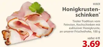 Basic HUBER Honigkrusten-schinken* 100 g Angebot