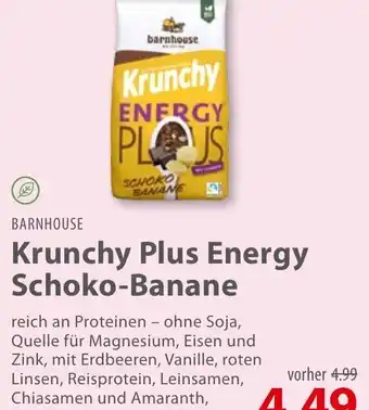 Basic BARNHOUSE Krunchy Plus Energy Schoko-Banane Angebot