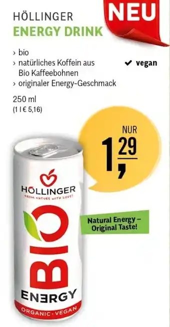 Martin Reformstark HÖLLINGER ENERGY DRINK Angebot