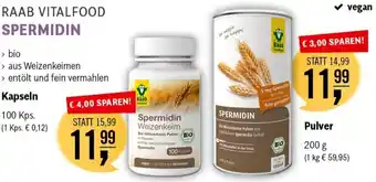 Martin Reformstark RAAB VITALFOOD SPERMIDIN 100 Kapseln Angebot