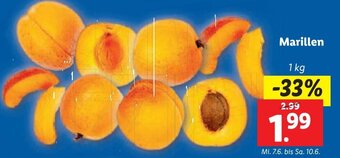 Lidl Marillen 1 kg Angebot
