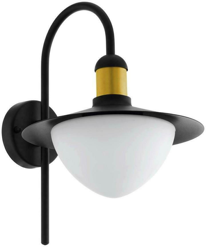 Möbelix Außenwandleuchte sirmione 60w metall glas, wandmontage Angebot