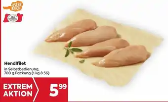 Billa Hendifilet in Selbstbedienung, 700 g Packung Angebot