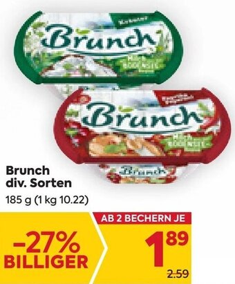 Billa Brunch div. Sorten 185 g Angebot