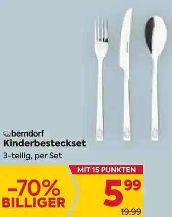 Billa berndorf Kinderbesteckset 3-teilig, per Set Angebot