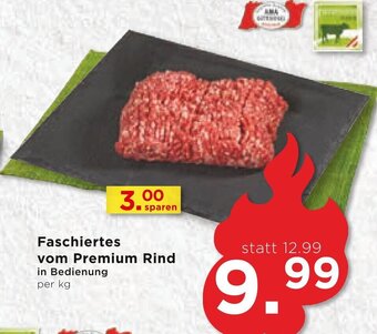 Unimarkt Faschiertes vom Premium Rind in Bedienung per kg Angebot