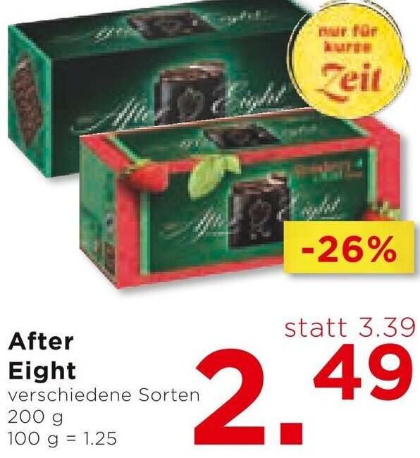 Unimarkt After Eight 200 g Angebot