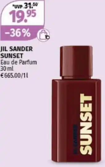 Müller JIL SANDER SUNSET Eau de Parfum 30 ml Angebot