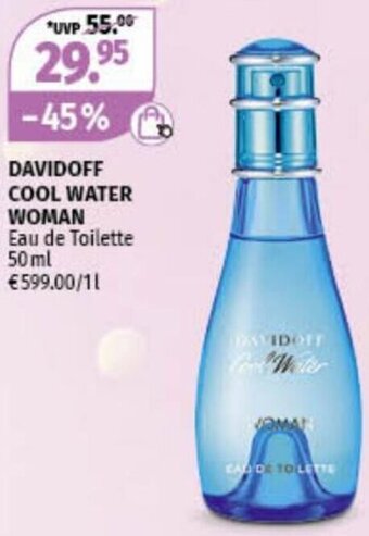 Müller DAVIDOFF COOL WATER WOMAN Eau de Toilette 50ml Angebot