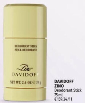 Müller DAVIDOFF ZINO Deodorant Stick 75 ml Angebot