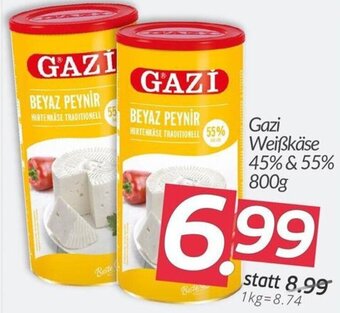 ETSAN Gazi Weißkäse 45% & 55% 800g Angebot
