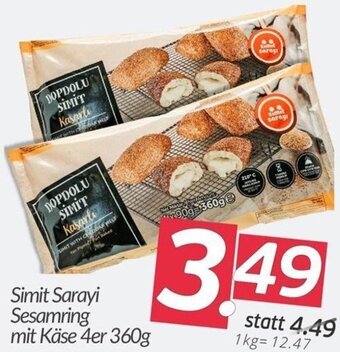ETSAN Simit Sarayi Sesamring mit Käse 4er 360g Angebot