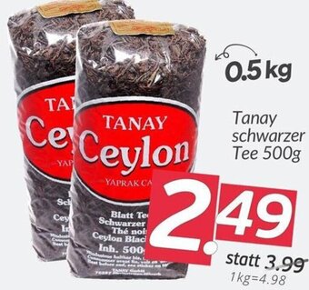 ETSAN Tanay schwarzer Tee 500g Angebot