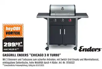 OBI Enders GASGRILL ENDERS "CHICAGO 3 R TURBO" Angebot