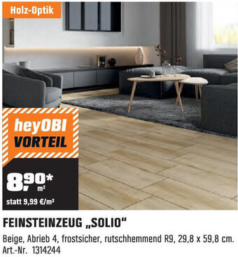OBI FEINSTEINZEUG ,,SOLIO" Angebot