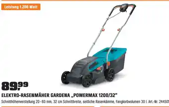 OBI ELEKTRO-RASENMÄHER GARDENA ,,POWERMAX 1200/32" Angebot