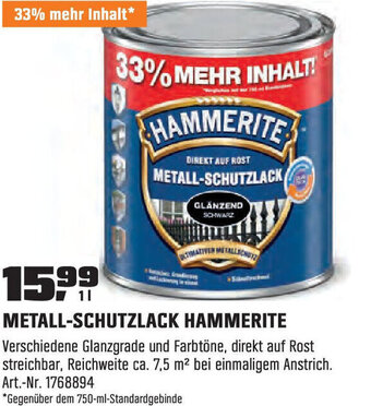 OBI METALL-SCHUTZLACK HAMMERITE Angebot