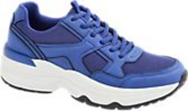 Deichmann Chunky sneaker in blau Angebot