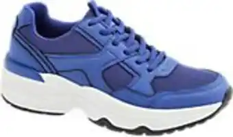 Deichmann Chunky sneaker in blau Angebot