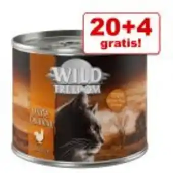 Zooplus 20 + 4 gratis! wild freedom 24 x 200 / 400 g Angebot