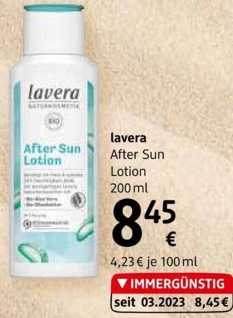 dm lavera After Sun Lotion 200 ml Angebot