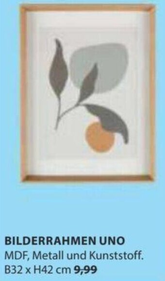 JYSK BILDERRAHMEN UNO MDF, Metall und Kunststoff. B32 x H42 cm Angebot