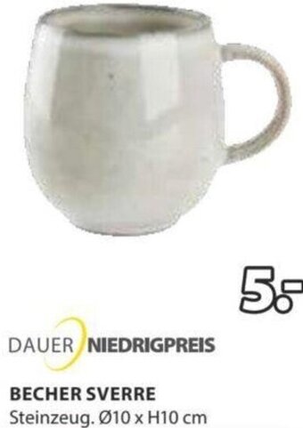 JYSK BECHER SVERRE Steinzeug. Ø10 x H10 cm Angebot