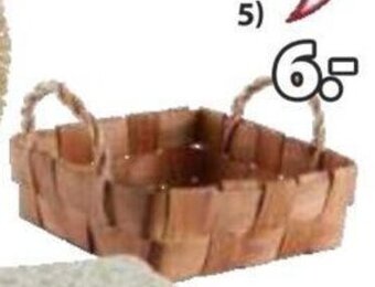 JYSK KORB TORKILD Holz. B20 x L20 x H7 cm Angebot