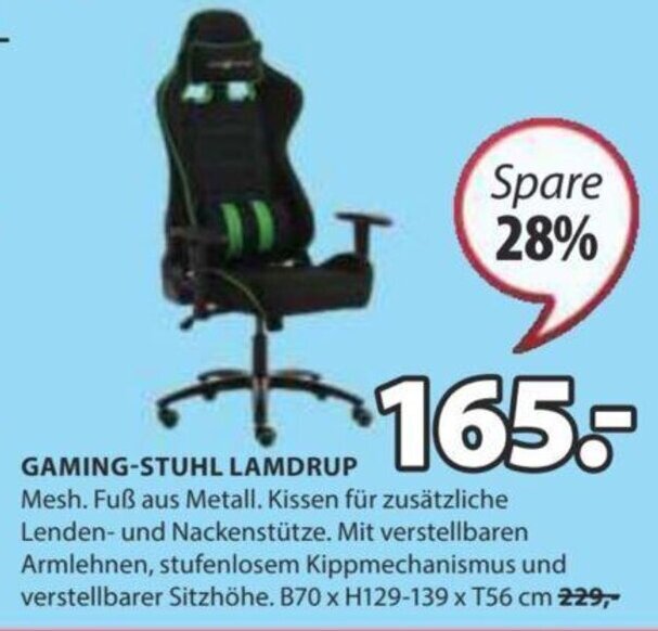 Lamdrup gaming chair hot sale