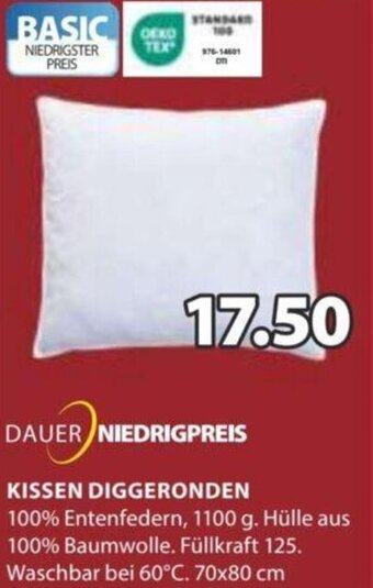 JYSK KISSEN DIGGERONDEN 70x80 cm Angebot