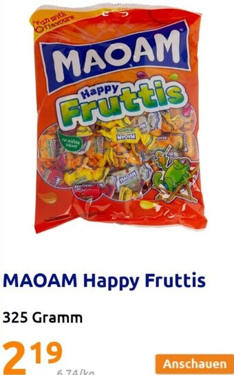 Action MAOAM Happy Fruttis 325 Gramm Angebot