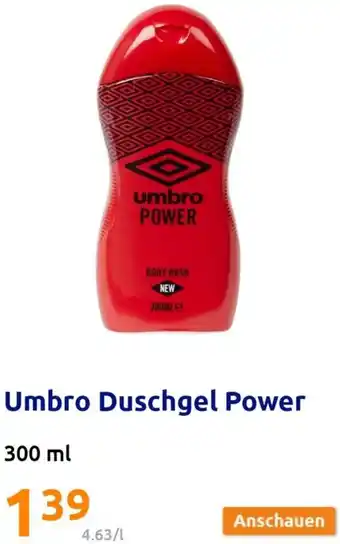 Action Umbro Duschgel Power 300 ml Angebot