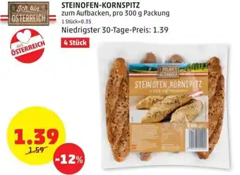 PENNY STEINOFEN-KORNSPITZ zum Aufbacken, pro 300 g Packung Angebot