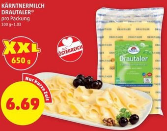 PENNY KÄRNTNERMILCH DRAUTALER* pro Packung Angebot