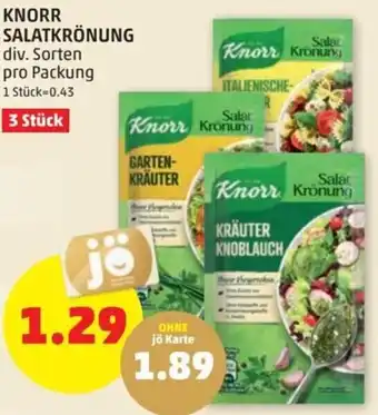 PENNY KNORR SALATKRÖNUNG div. Sorten pro Packung Angebot