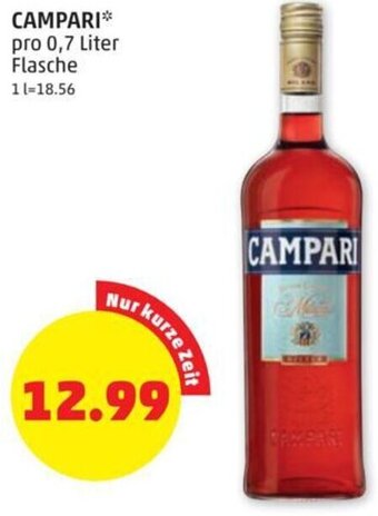 PENNY CAMPARI* pro 0,7 Liter Flasche Angebot