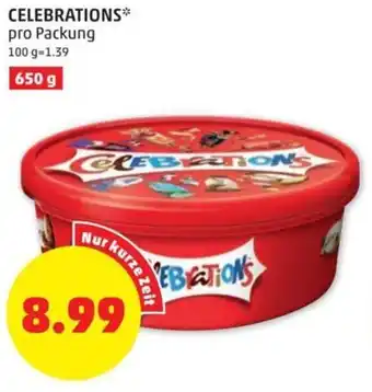 PENNY CELEBRATIONS* pro Packung 650 g Angebot