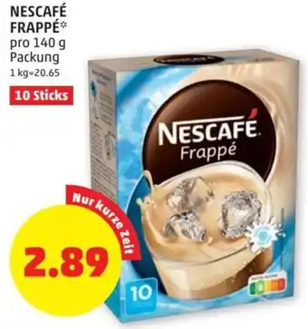 PENNY NESCAFÉ FRAPPÉ* pro 140 g Angebot
