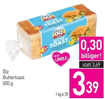 Sutterlüty Ölz Buttertoast 500 g Angebot