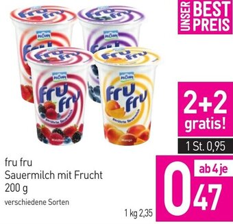 Sutterlüty fru fru Sauermilch mit Frucht 200 g Angebot