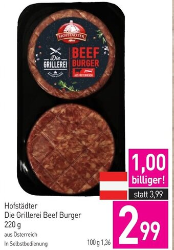 Sutterlüty Hofstädter Die Grillerei Beef Burger 220 g Angebot