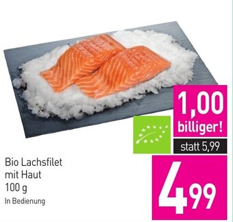 Sutterlüty Bio Lachsfilet mit Haut 100 g Angebot